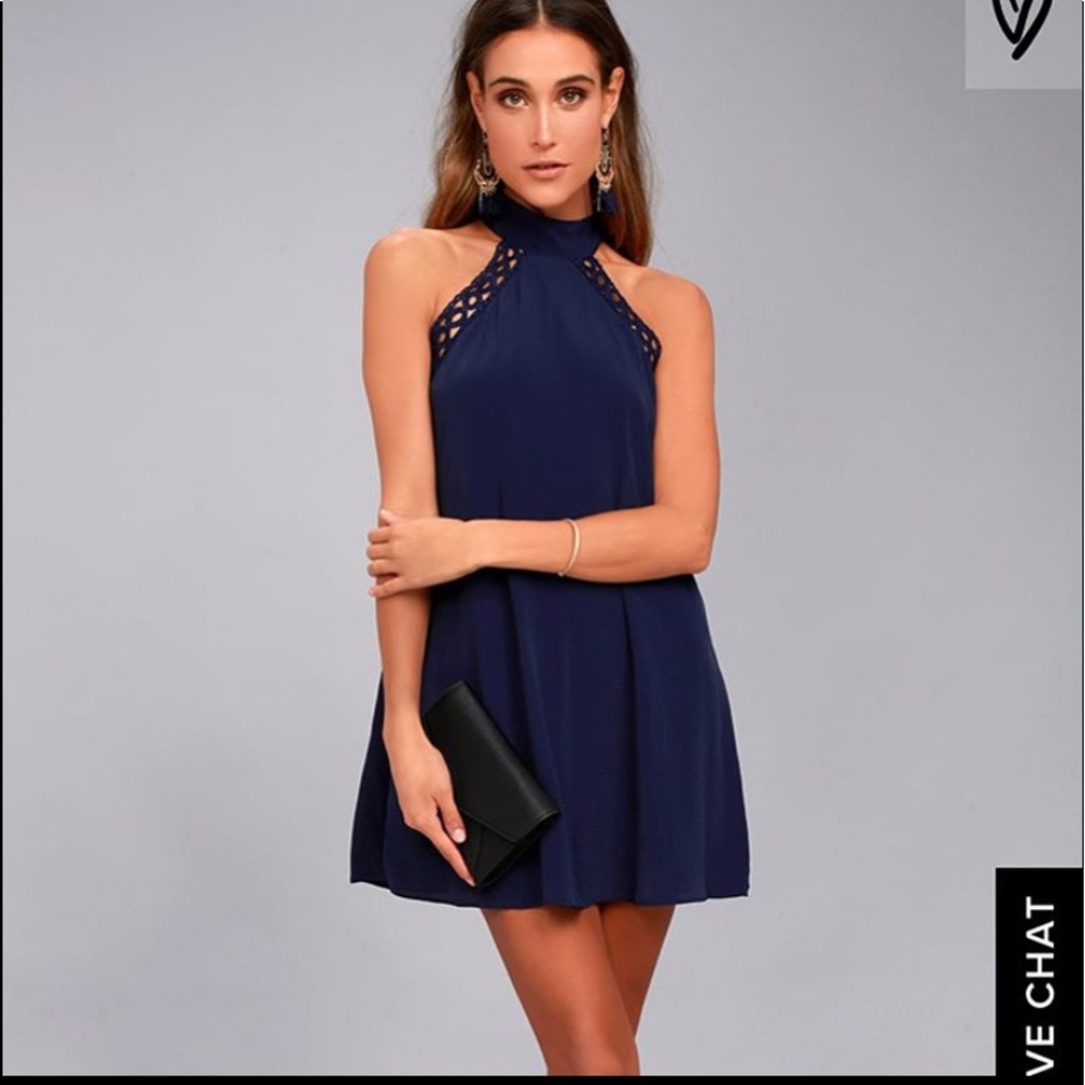 Lulus blue dress. New condition!